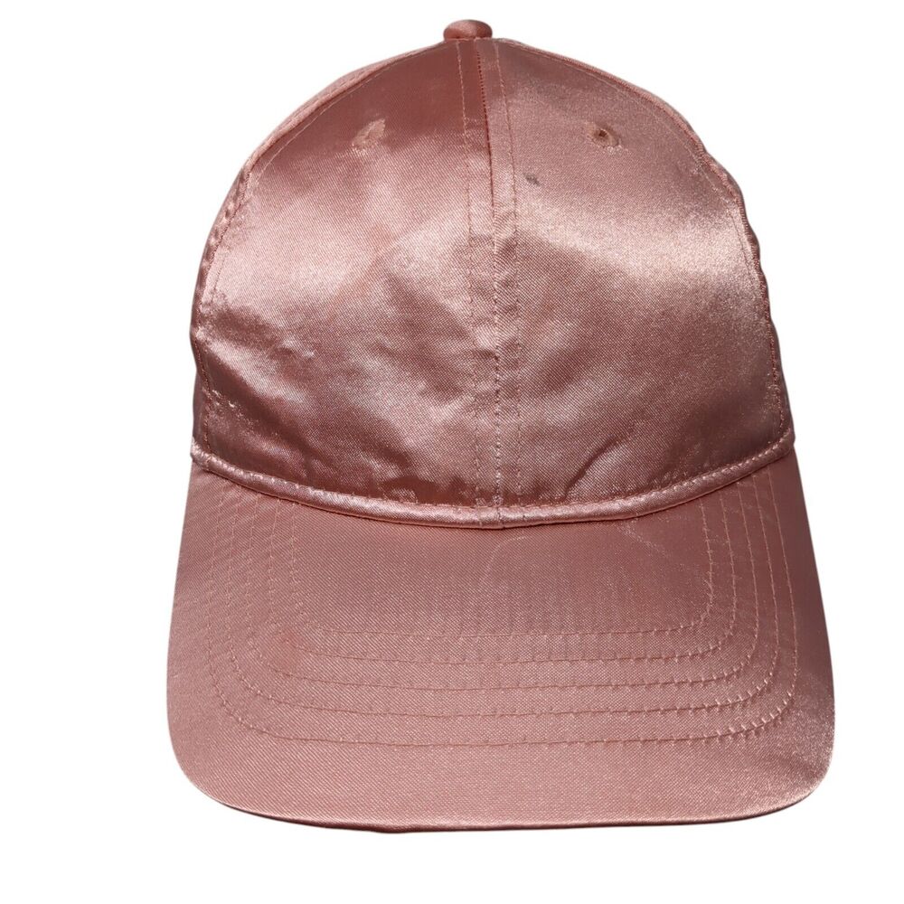 Unbranded Slideback Hat Pink OSFM Solid Adjustable Blank 6 Panel